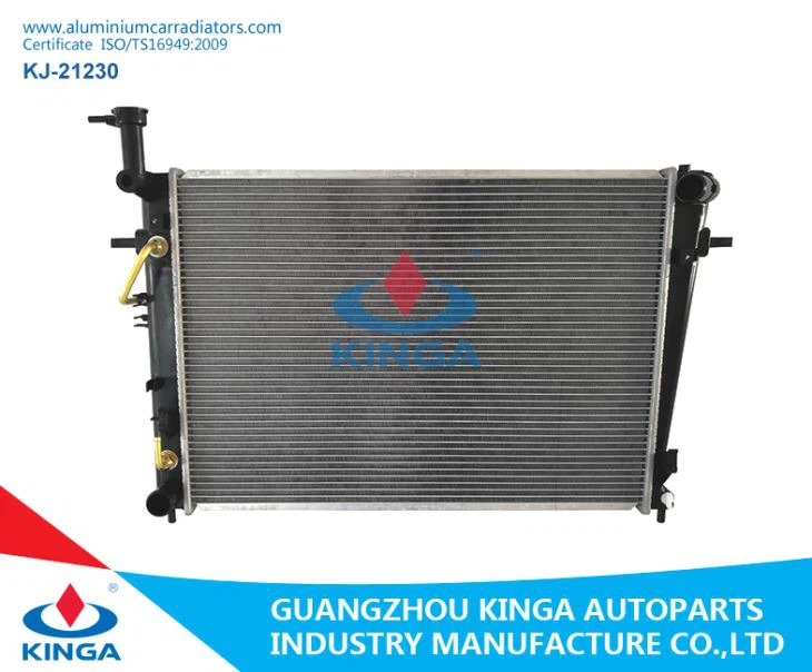 2009 High Quality HYUNDAI TUCSON Brazing Sliver Aluminum Radiator;OEM:25310-2E850;25310-2E870