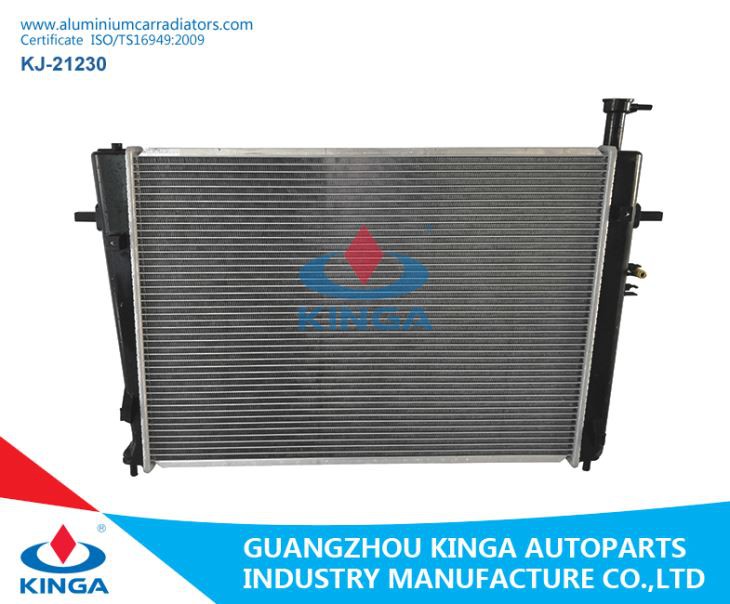 2009 High Quality HYUNDAI TUCSON Brazing Sliver Aluminum Radiator;OEM:25310-2E850;25310-2E870